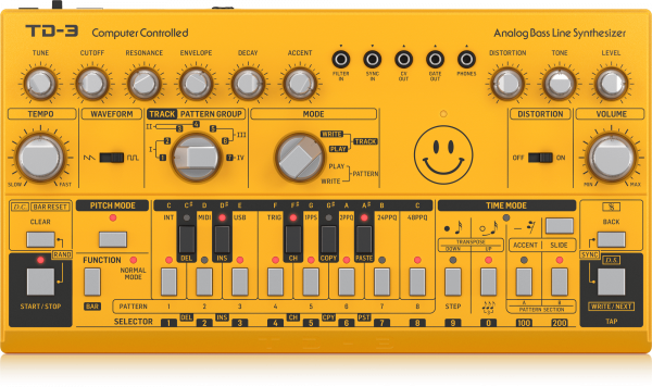 Синтезатор басовой линии Behringer TD-3-AM аналоговый