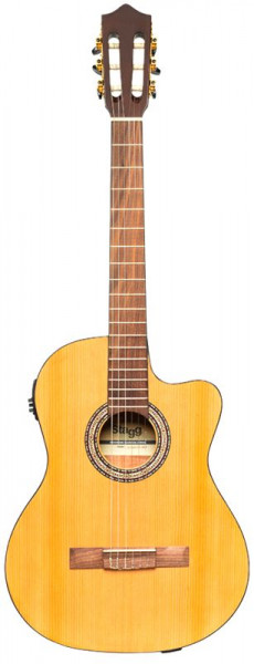 STAGG SCL60 TCE-NAT 4/4 классическая гитара со звукоснимателем