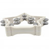 Пластиковый тамбурин Звезда EASTTOP DF104 WHITE