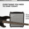 Squier Affinity Series™ Precision Bass® PJ Pack набор- бас-гитара и аксессуары