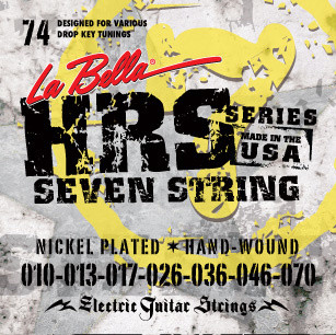 LA BELLA HRS-74 10-13-17-26-36-46-70 струны для 7струнной электрогитары