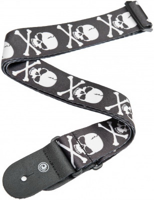 Гитарный ремень PLANET WAVES 50H01 Cross Bone Skull