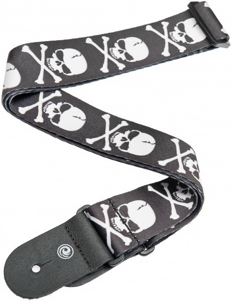 Гитарный ремень PLANET WAVES 50H01 Cross Bone Skull