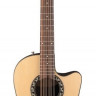 Applause AB2412-4 Balladeer Mid Cutaway Natural электроакустическая гитара