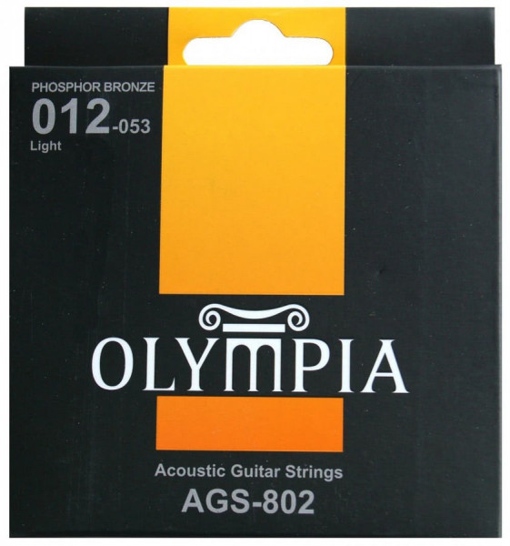 Струны для акустической гитары Olympia AGS802