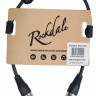 ROCKDALE MC001-30CM готовый микрофонный кабель, разъёмы XLR, длина 30 см