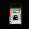 Кубик D6, 16мм, черный с белыми точками в блистере