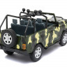 Машина "АВТОПАНОРАМА" УАЗ-469 1/24 в/к 22*12*11 см, камуфляж