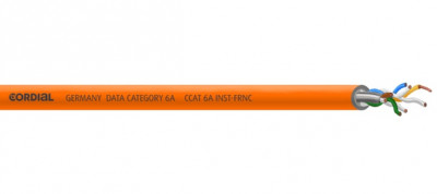 Кабель Ethernet Cordial CCAT 6A INST FRNC