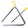 Треугольник 13 cм с держателем и ударной палочкой DEKKO T-5 хромированный