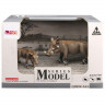 Набор фигурок животных MASAI MARA MM211-131 серии "Мир диких животных": Семья бородавочников, 2 пр.