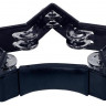 GEWA Jingle wreath Star Black тамбурин звезда черный, пластик, 14 пар бубенцов