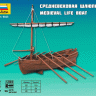 Средневековая шлюпка 1/72