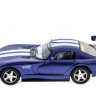 Машина Kinsmart 1:36 Dodge Viper GTSR инерция (1/12шт.) б/к