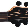 Ovation 1778TX-5 Elite TX Mid Cutaway Black Textured электроакустическая гитара