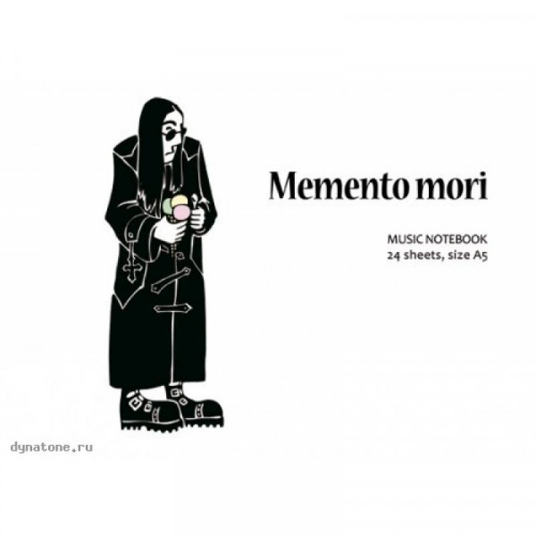 НОТНАЯ тЕТРАДЬ OZZY "MEMENTO MORI" ФОРМАТ а5, 24 лИСТА