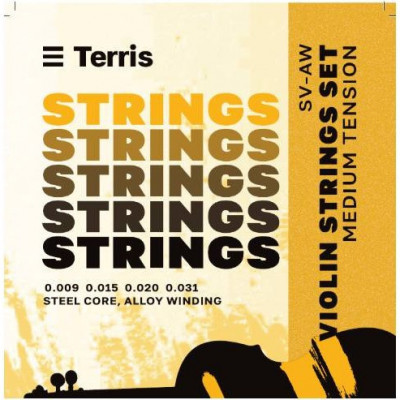 Струны для скрипки TERRIS SV-AW