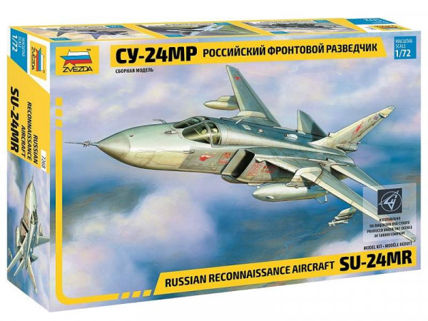 Сборная модель ZVEZDA Самолет-разведчик "Су-24МР", 1/72