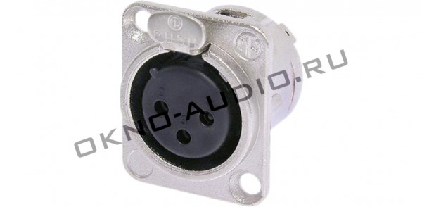 Панельный разъем Neutrik NC3FD-L-1 XLR female