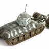 Танк "Т-34/76" с минным тралом 1/35