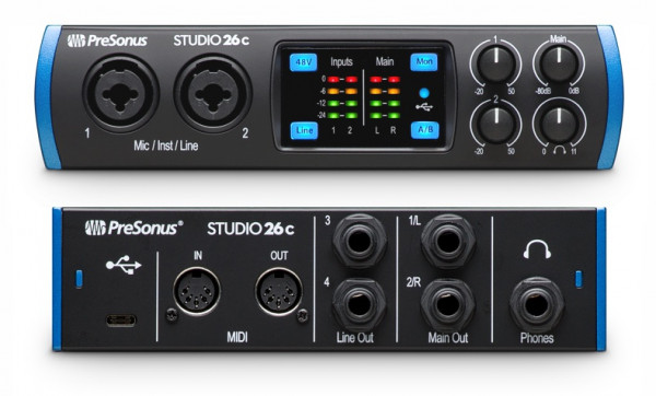 Аудиоинтерфейс PreSonus Studio 26C