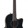 Ovation 2771 AX-5 Standard Balladeer Deep Contour Cutaway Black электроакустическая гитара