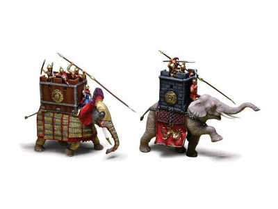 Сборные солдатики ZVEZDA Боевые слоны III-I вв. до н.э., 1/72