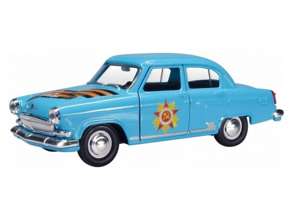 Машина Autotime "ГАЗ-21 "ВОЛГА" спасибо за победу 1:43