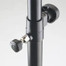 K&M 21459-000-55 стойка для акустических систем, комплект 2 штуки с чехлом, высота 1270 - 1930 мм, нагрузка до 50 кг