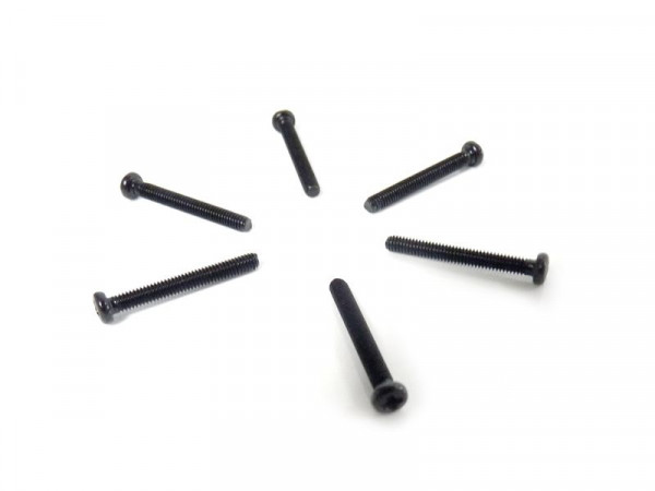 Винт с полукруглой головкой M2.5x20 под крестовую отвёртку 6шт.