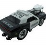 Р/У полицейская машина из серии "Muscle Сar" с гоночным Мотор. 1/16+свет+звук