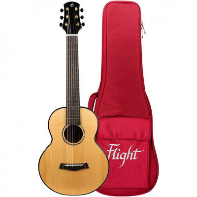 Гиталеле FLIGHT GUT850 с чехлом в комплекте натурального цвета
