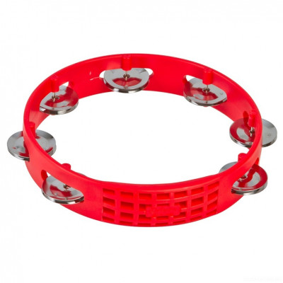 LP LPA181 Aspire 8” Plastic Tambourine Red тамбурин пластиковый красный, 7 джинглов