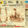Сборные солдатики ZVEZDA Британкское 40-мм зенитное орудие "Бофорс", 1/72