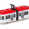 Трамвай Siku 1011 1/87, 8.5 см, белый/красный