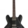 GIBSON 2019 ES-335 SATIN TRANS BLACK полуакустическая гитара с кейсом