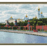 Картина мозаикой с нанесенной рамкой 40х50 МОСКВА. КРЕМЛЬ (30 цветов)