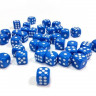 Набор синих игровых кубиков ZVEZDA "D6", 12мм, 36 шт