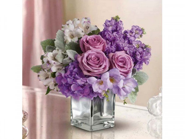 Картина по номерам 30Х30 В СИРЕНЕВЫХ ТОНАХ (19 цветов)