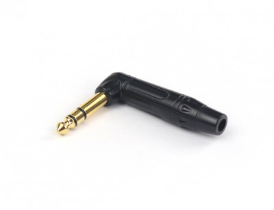 Кабельный разъем AuraSonics JMA3R-BG угловой Jack 6.3мм TRS