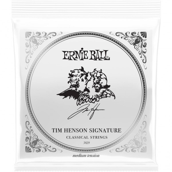 Струны для классической гитары ERNIE BALL 3829 Tim Henson Clear and Silver Medium 28-42