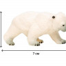 Набор фигурок животных MASAI MARA ММ203-013 серии "Мир морских животных": Белые медведи, 6 пр.