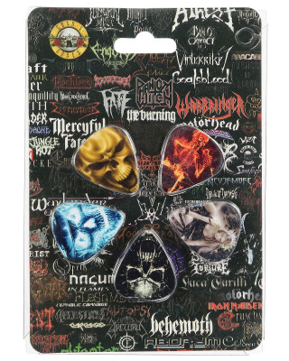 ROCKET ЧЕРЕП набор медиаторов 0,46 мм 100 шт. средняя жёсткость