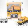 Р/У Самосвал малый желтый YP Toys 6163J3, 13 см, свет, 2.4G 1/64 RTR