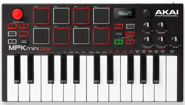 Мини-клавиатура AKAI PRO MPK MINI PLAY