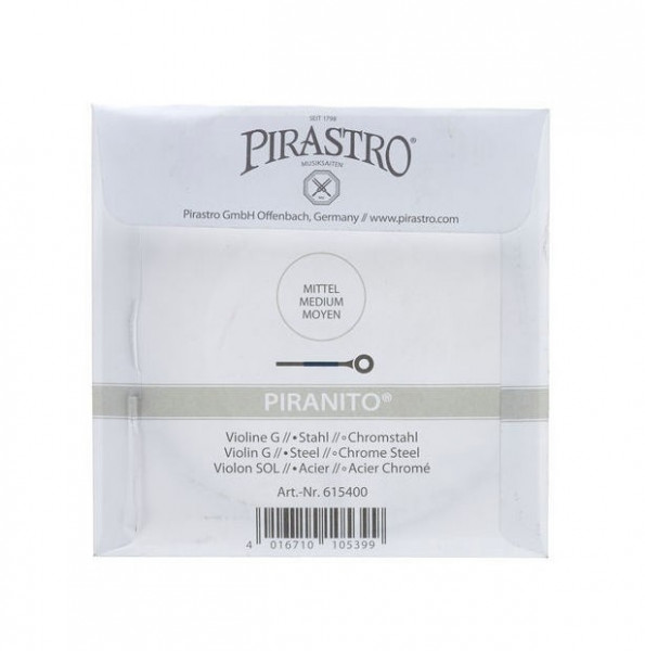 PIRASTRO Piranito струны для скрипки 4/4 средн натяж стальная основа 615500