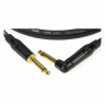 KLOTZ KIKA03PR1 готовый инструментальный кабель IY106, длина 3м, моно Jack Amphenol- моно Jack Amphenol угловой(контакты позолоч