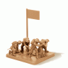 Сборные солдатики ZVEZDA Британский 3-хдюймовый миномет с расчетом 1939-42гг, 1/72