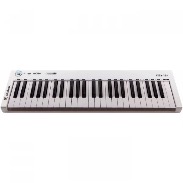MIDI клавиатура Axelvox KEY49j White, 49 клавиш белого цвета