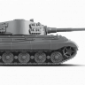Тяжелый немецкий танк "Королевский Тигр" Порше 1/100